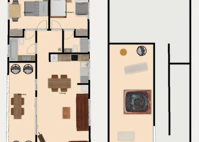 Othello With Pool, Balcony, Rooftop Hot Tub & 800 M Walk To Sandy アパート